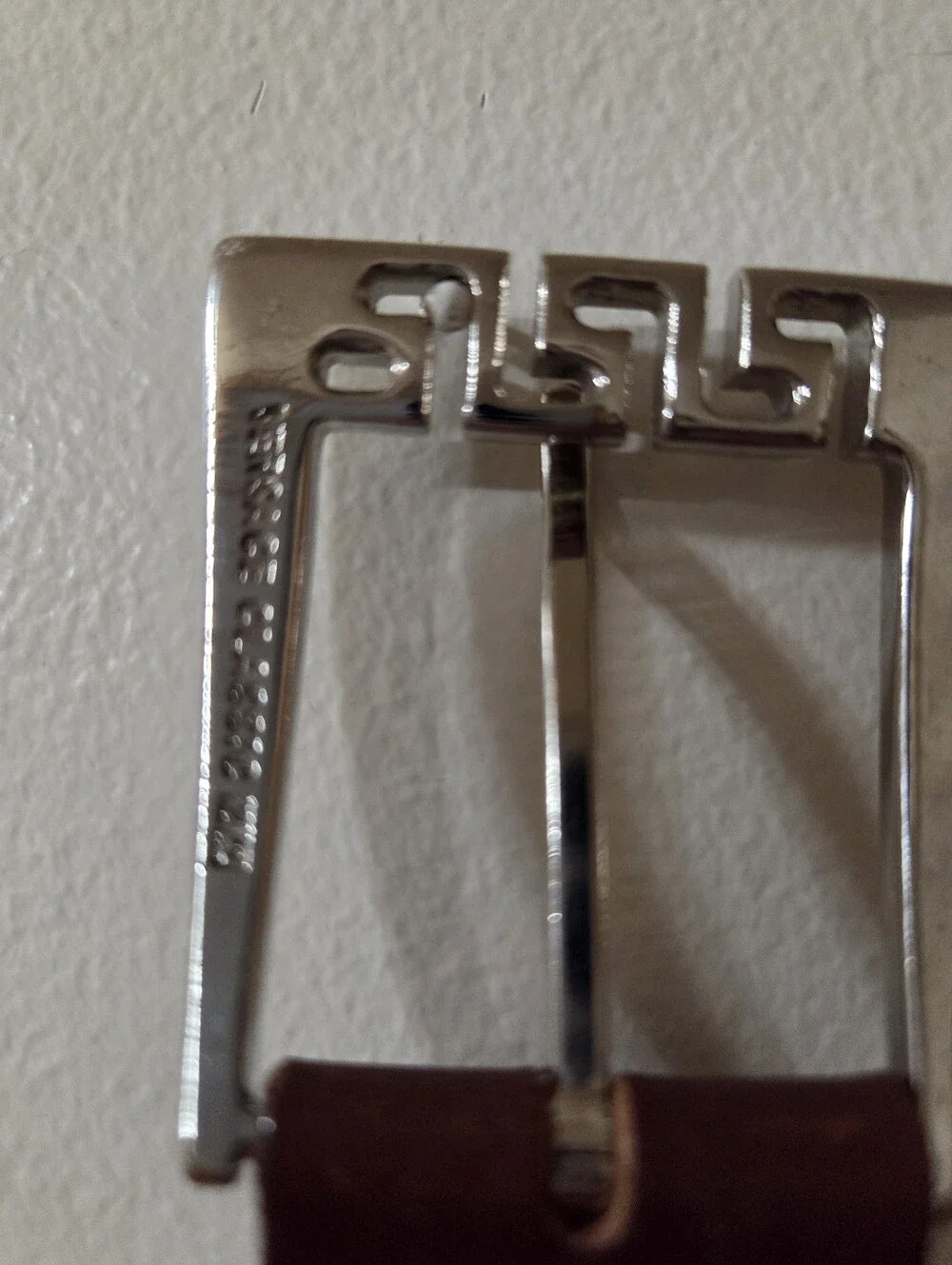 Versace leather belt